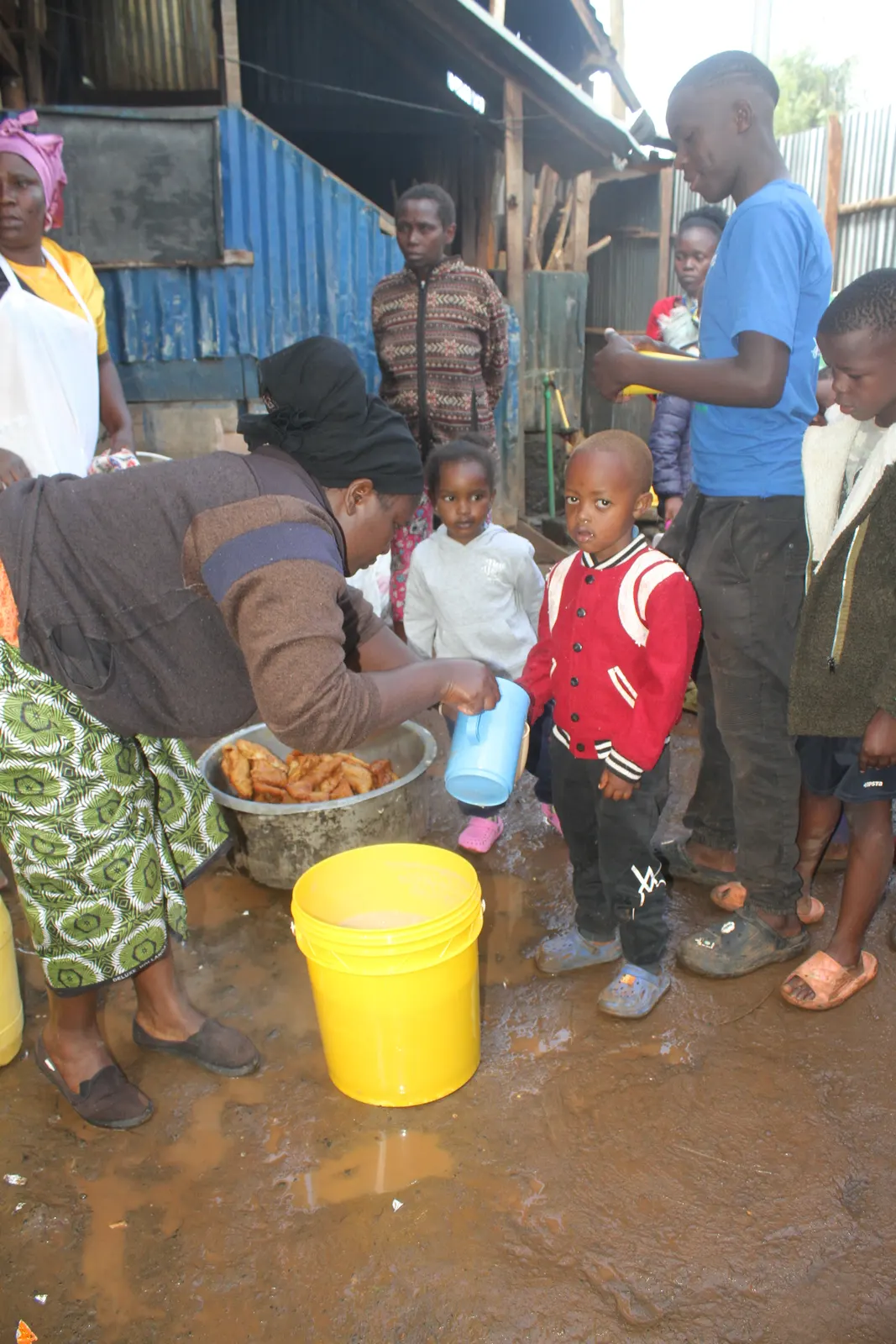 Children at a Be a Blessing event